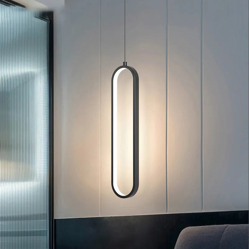 Modern Minimalist LED Pendant Light Chandelier for Bedroom Restaurant Living Room