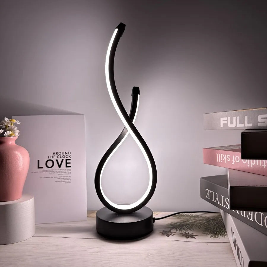 LED Nightlight Table Lamp – Decorative Lighting for Bedroom, Restaurant, or Café Décor