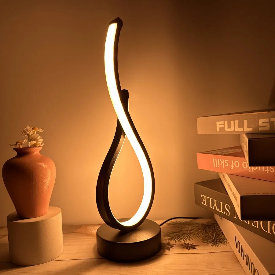 LED Nightlight Table Lamp – Decorative Lighting for Bedroom, Restaurant, or Café Décor