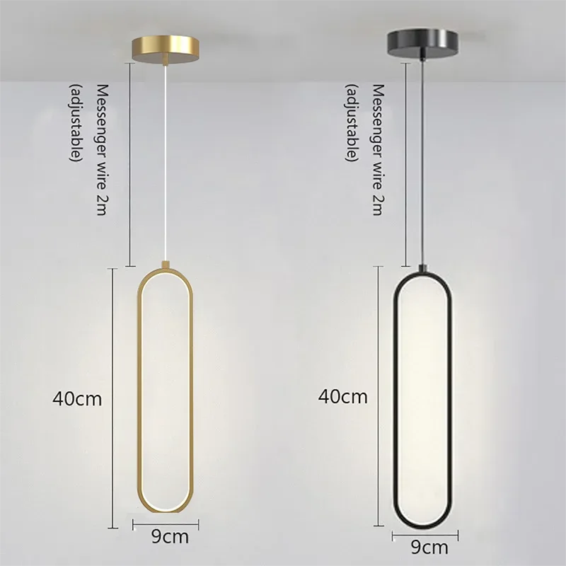 Modern Minimalist LED Pendant Light Chandelier for Bedroom Restaurant Living Room