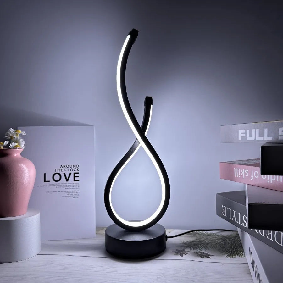 LED Nightlight Table Lamp – Decorative Lighting for Bedroom, Restaurant, or Café Décor